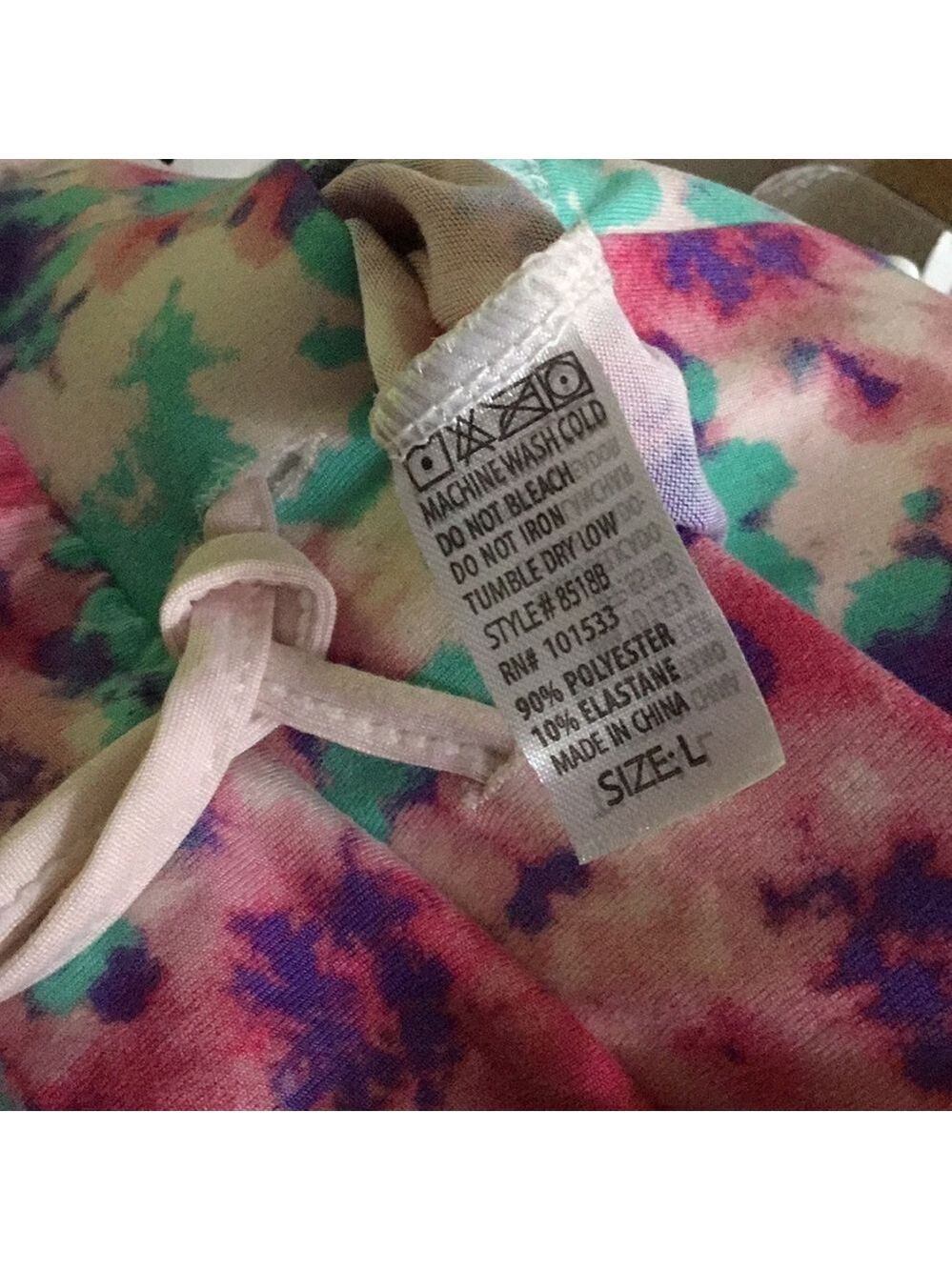 Spree Intimates 2 Piece matching set shorts & cami Woman’s size Large - Picture 11 of 11